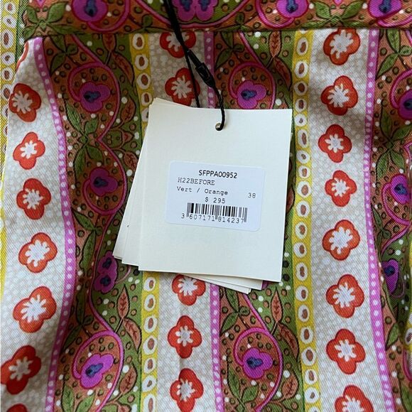 SANDRO
graphic-print stripe flared trousers - Picture 10 of 11